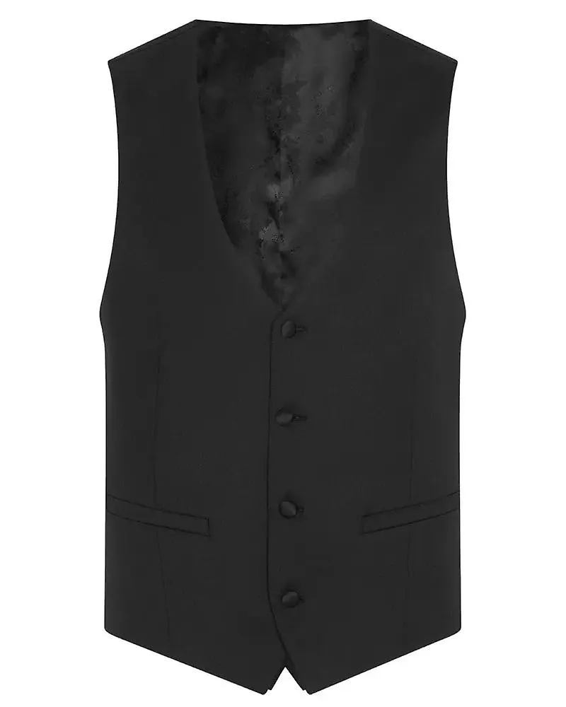 Rocco dinner suit tuxedo waistcoat - black