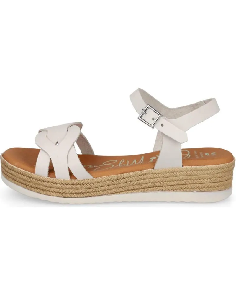 Sandalias OH MY SANDALS  de Mujer 5424 SANDALIAS DE CUNA PLANA DE MUJER  HIELO