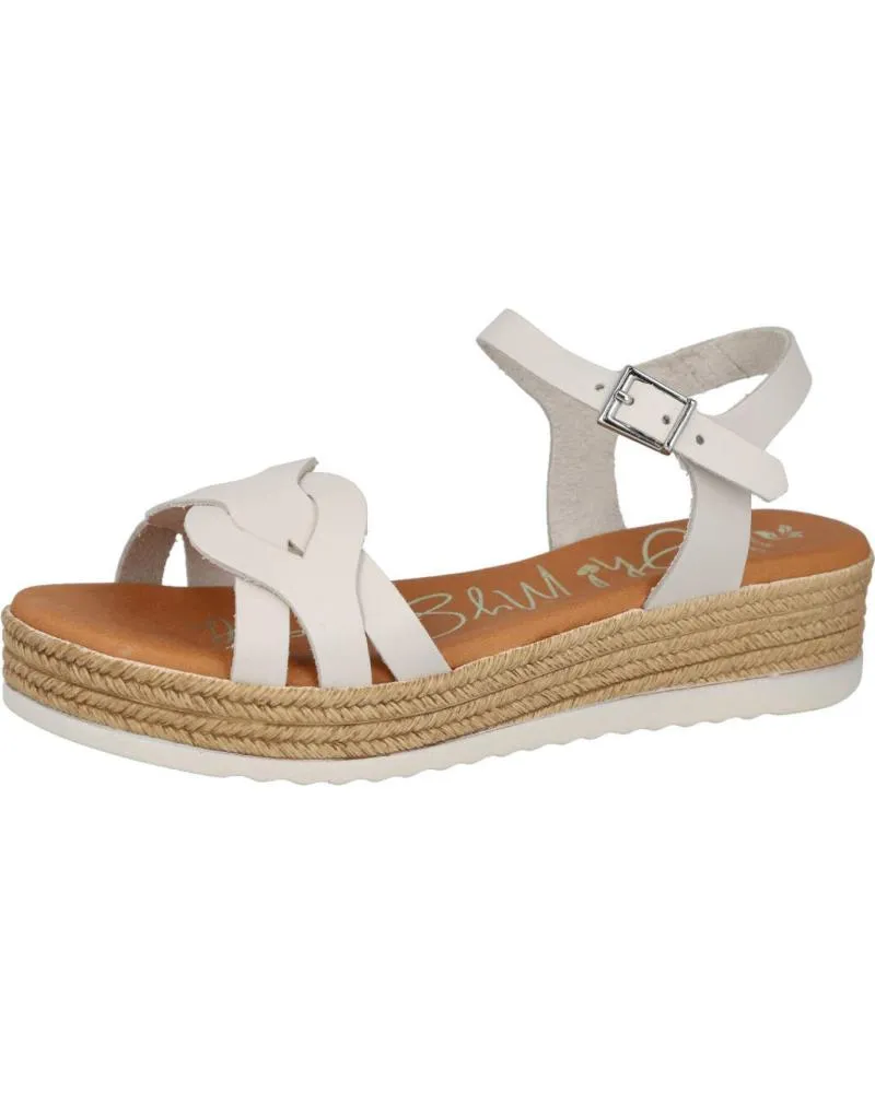 Sandalias OH MY SANDALS  de Mujer 5424 SANDALIAS DE CUNA PLANA DE MUJER  HIELO