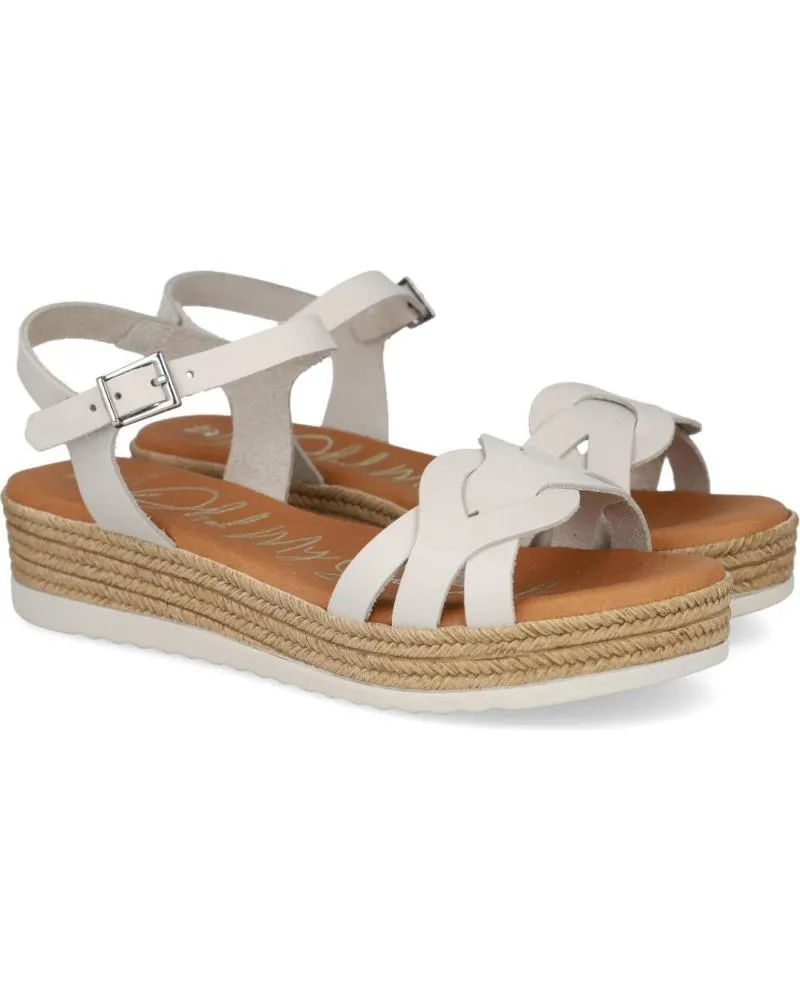 Sandalias OH MY SANDALS  de Mujer 5424 SANDALIAS DE CUNA PLANA DE MUJER  HIELO