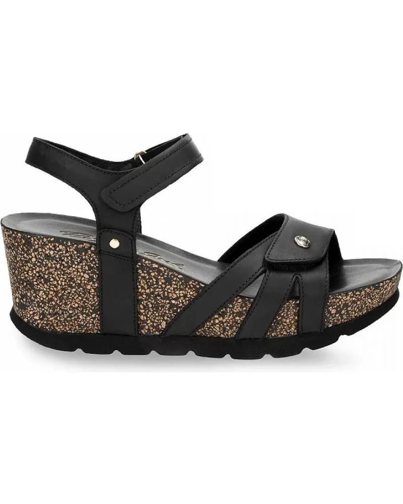 Sandalias PANAMA JACK  de Mujer ROMY B4 NAPA GRASS  NEGRO