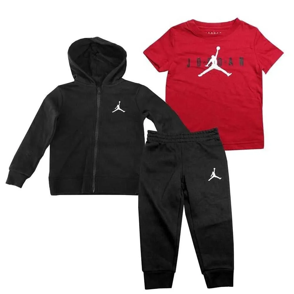 Set Kids Jordan Essentials Fleeze Shirt Tracksuit