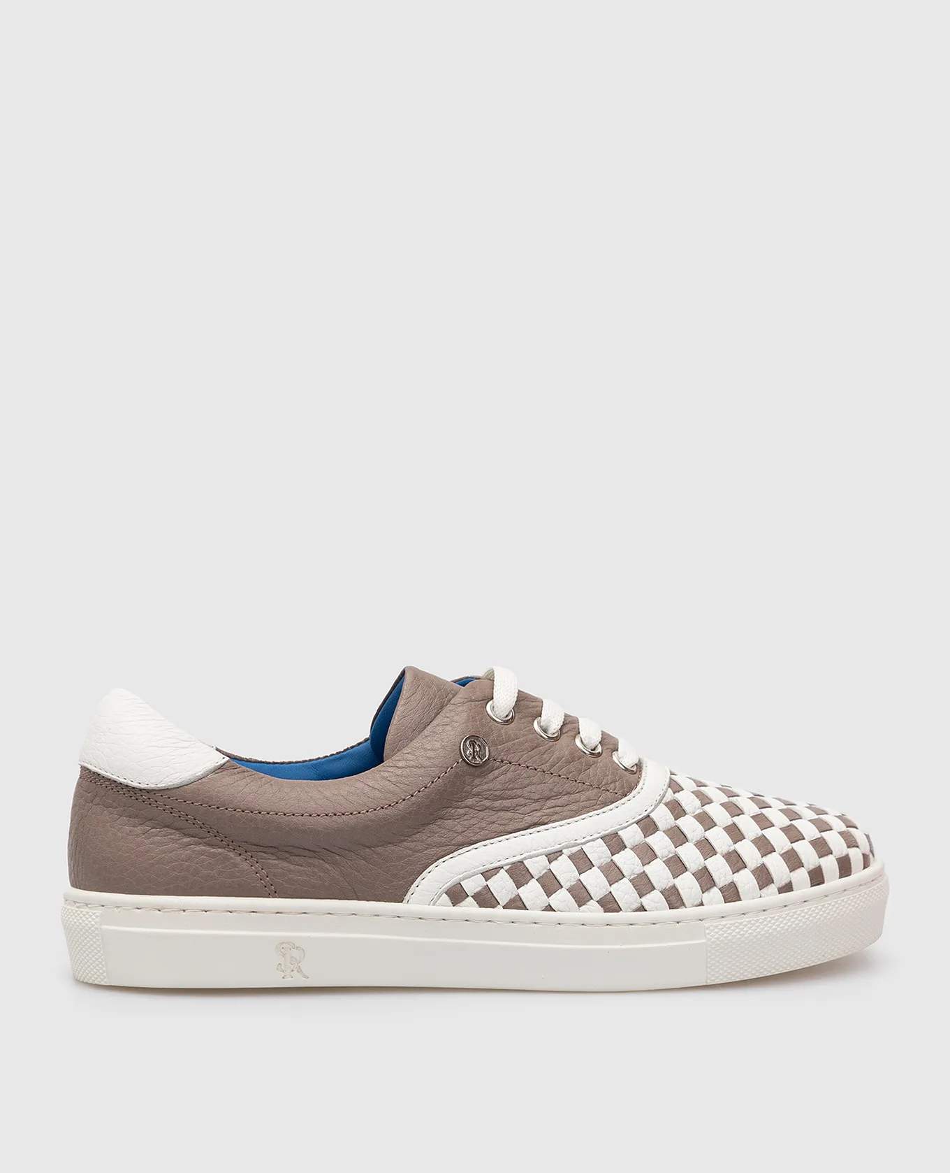 Stefano Ricci Children's woven leather sneakers