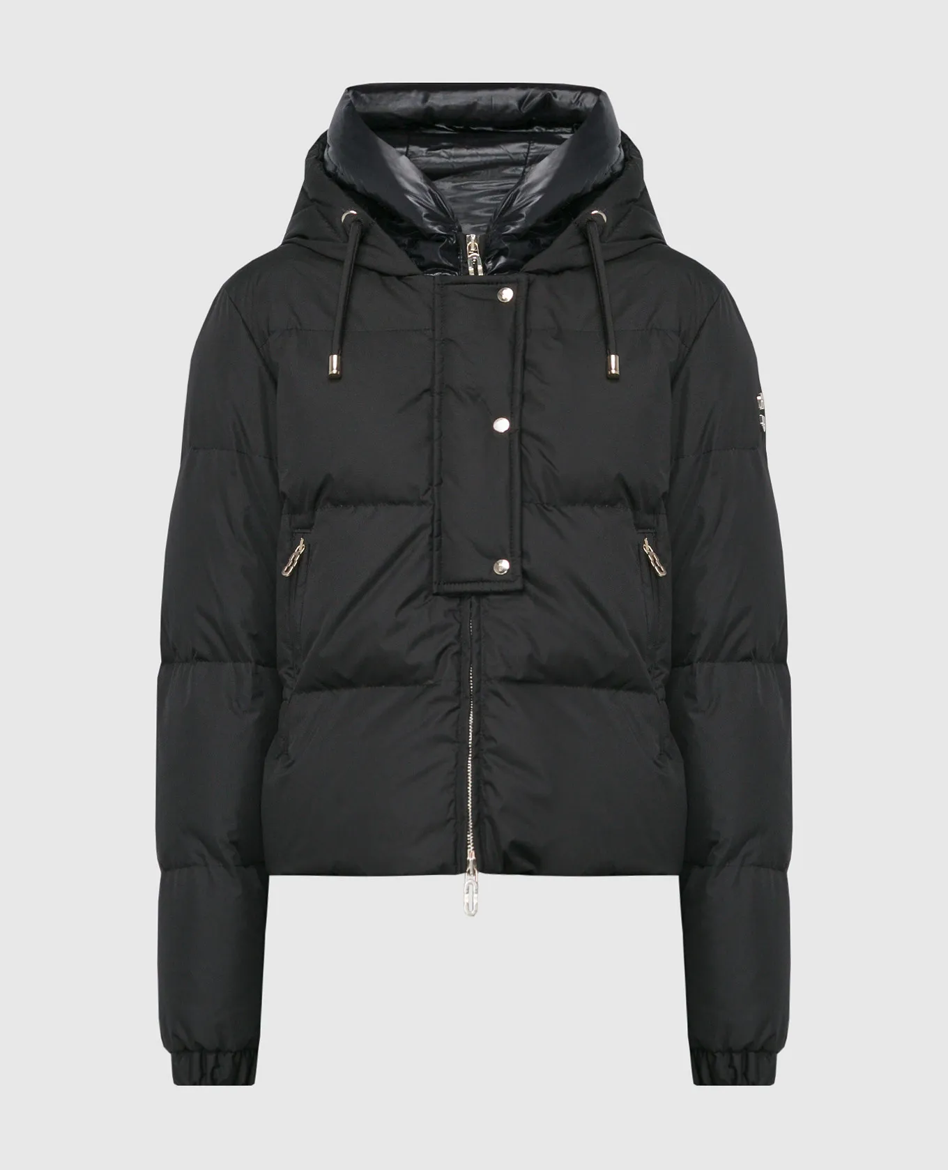 Stilnology Black down jacket with logo