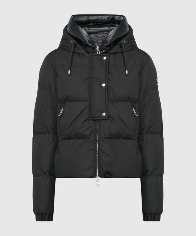 Stilnology Black down jacket with logo