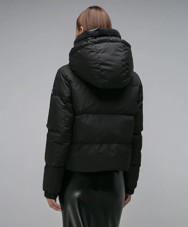 Stilnology Black down jacket with logo