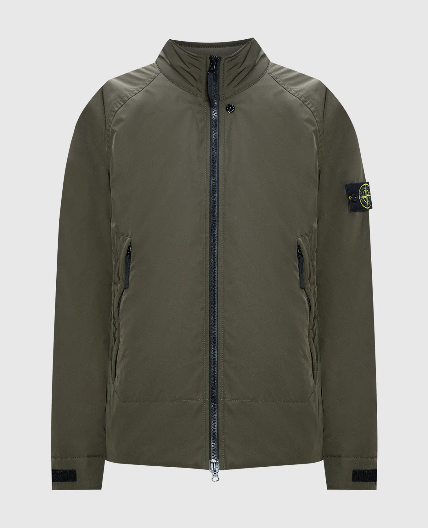 Stone Island Khaki jacket with logo