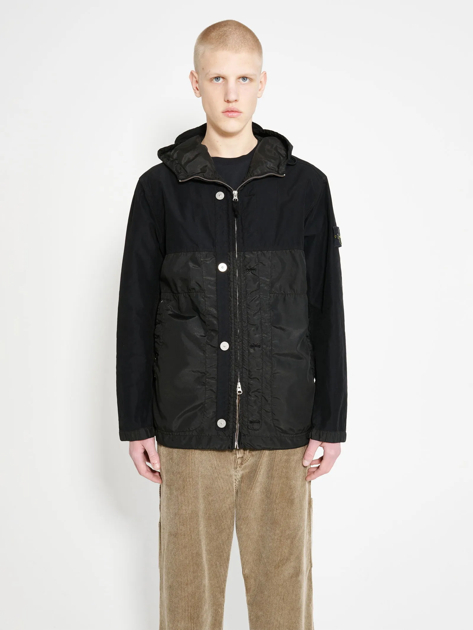 Stone Island Two Tone Hooded Jacket