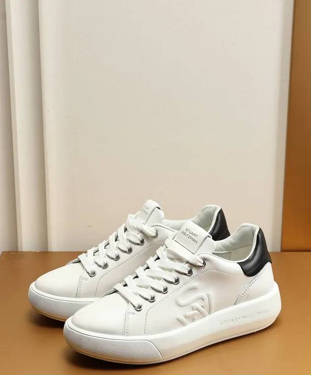 Stuart Weitzman White leather sneakers SW PRO