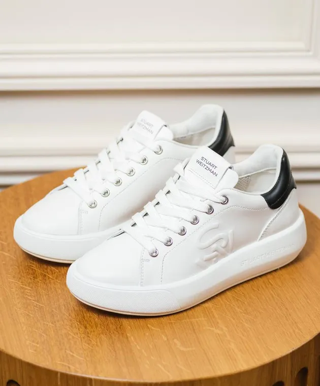 Stuart Weitzman White leather sneakers SW PRO