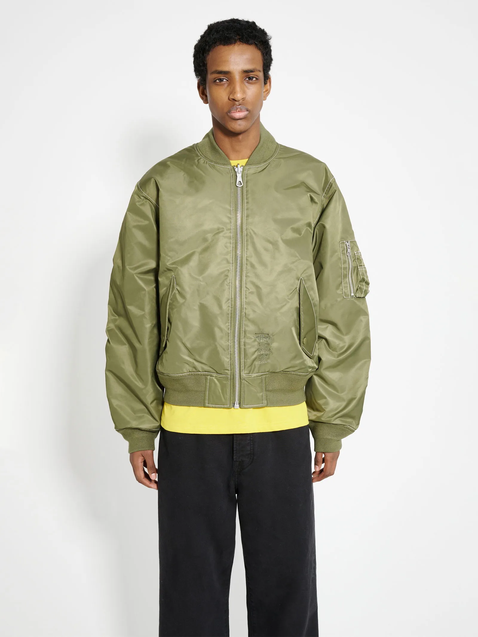 Stüssy Built Bomber Jacket Olive