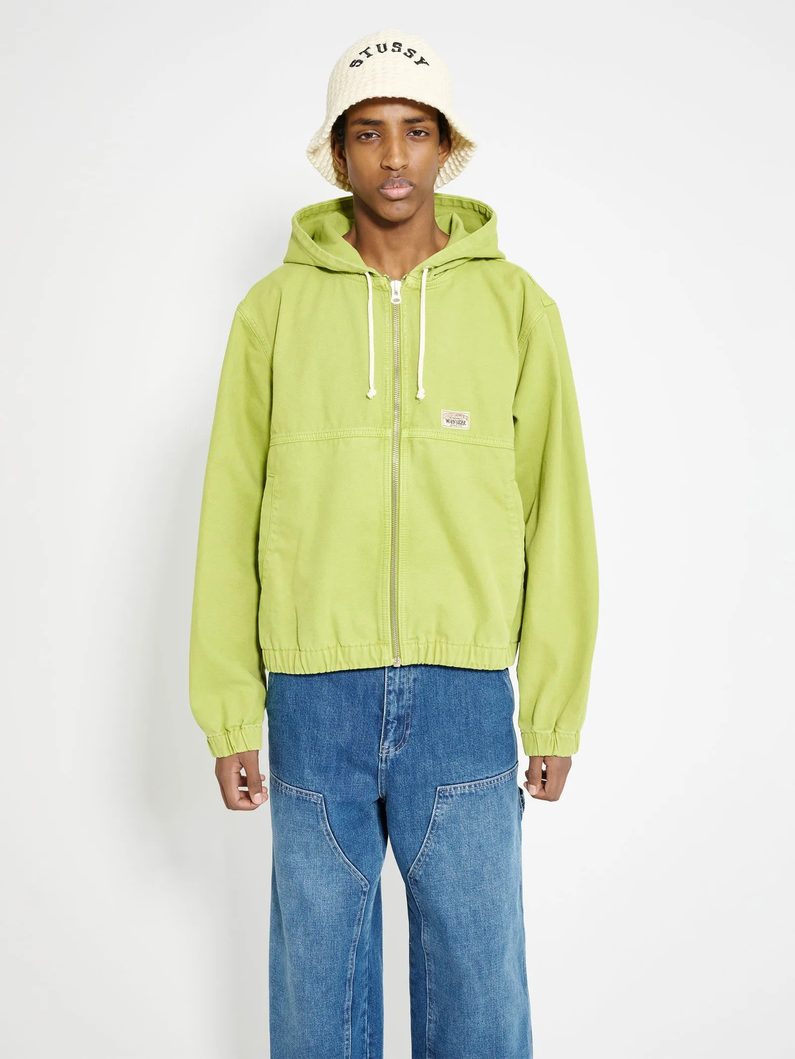 Stüssy Work Jacket Unlined Canvas Cactus