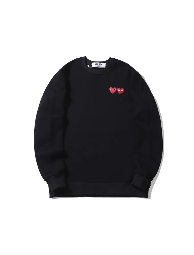 Sudadera Comme Des Garçons Double Heart