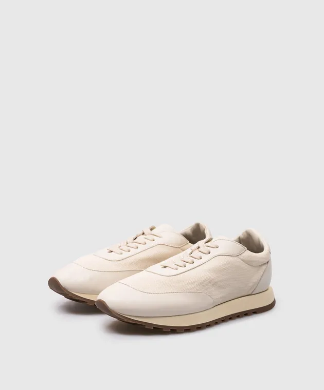 The Row Owen Runner beige combination sneakers