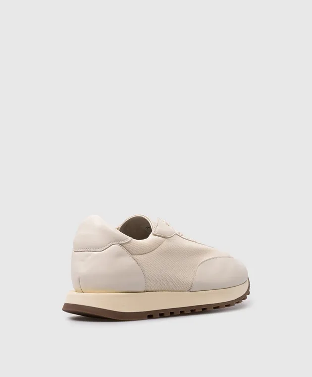 The Row Owen Runner beige combination sneakers