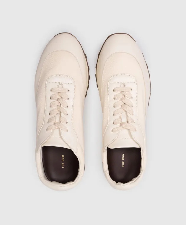 The Row Owen Runner beige combination sneakers