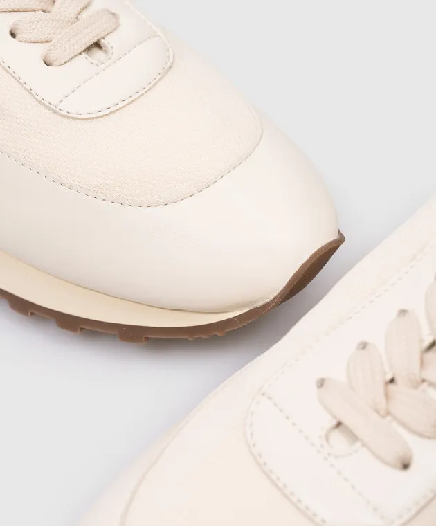 The Row Owen Runner beige combination sneakers