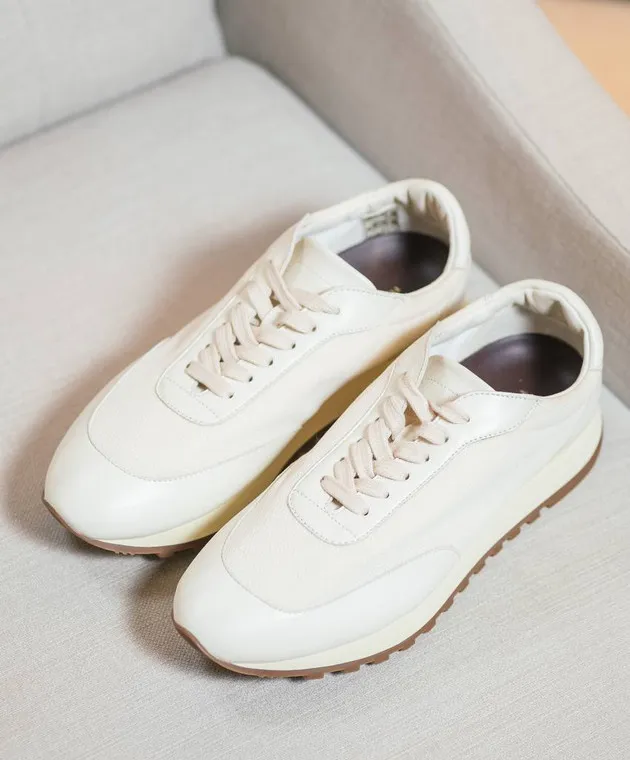 The Row Owen Runner beige combination sneakers