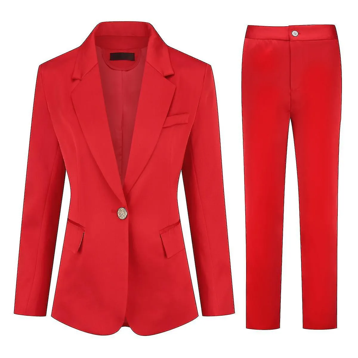 Yunclos Ladies 2 Piece Professional Business Slim Suit Sets